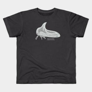 Treehopper with Common and Latin Names - bug ink art Kids T-Shirt